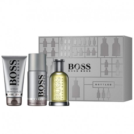 Hugo Boss Bottled Estuche edt 100 ml spray + Desodorante Spray 150 ml + Shower Gel 100 ml