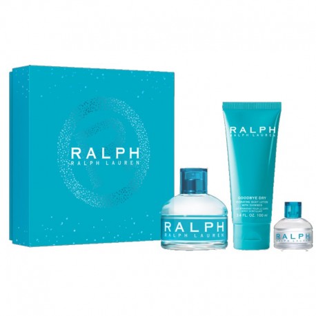 Ralph Lauren Ralph Estuche edt 100 ml spray + Body Lotion 100 ml + Miniatura edt 7 ml + Body Lotion 100 ml