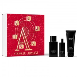 Giorgio Armani Code Parfum Estuche 75 ml spray recargable + 15 ml spray + Shower Gel 75 ml