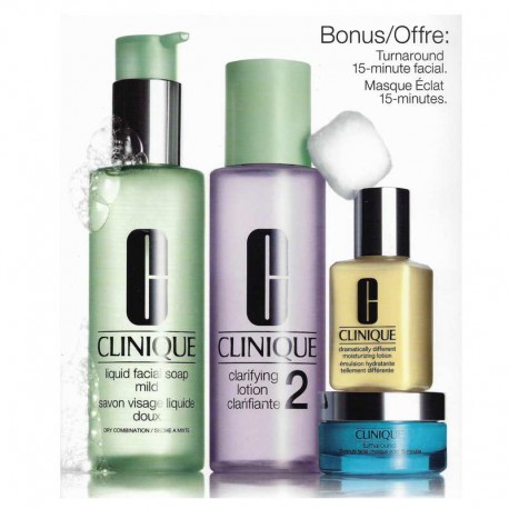 Clinique Estuche Sistema tres pasos Piel Mixta