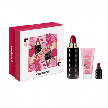 Cacharel Yes I Am Estuche edp 75 ml spray + Gommage Visage 50 ml + miniatura 5 ml