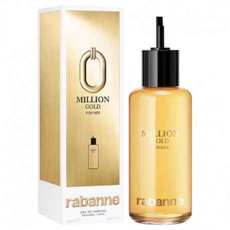 Rabanne Million Gold For Her edp 200 ml spray Recarga