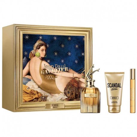 Jean Paul Gaultier Scandal Absolu Estuche parfum 80 ml spray + parfum 10 ml spray + Body Lotion 75 ml