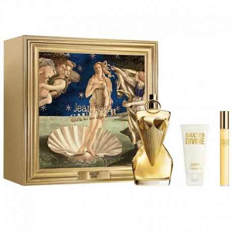 Jean Paul Gaultier Divine Estuche edp 100 ml spray Recargable + edp 10 ml spray + body lotion 75 ml