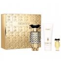 Rabanne Fame Estuche edp 80 ml spray Recargable + Body Lotion 100 ml + Miniatura 4 ml spray