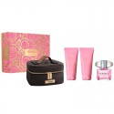 Versace Bright Crystal Estuche edt 90 ml spray + Body Lotion 100 ml + Shower Gel 100 ml + Bolso