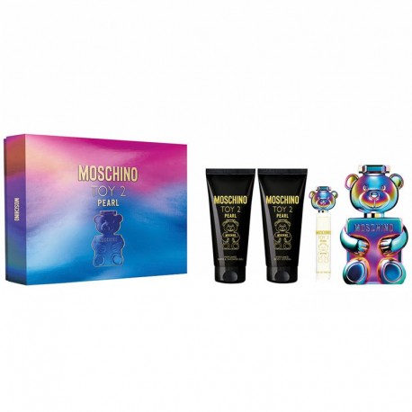 Moschino Toy 2 Pearl edp 100 ml spray + edp 10 ml spray + After Shave Balm 100 ml + Shower Gel 100 ml