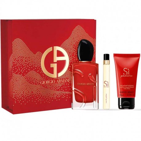Giorgio Armani Si Passione Estuche edp 100 ml spray + edp 10 ml + Body Lotion 50 ml