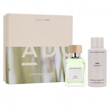 Adolfo Dominguez Agua Fresca Hombre Estuche edt 120 ml spray + edt 10 ml spray + Desodorante spray 150 ml