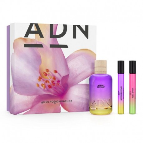 Adolfo Dominguez ADN Neroli Ecstasy Estuche Edp100 ml spray + Edp ml spray 10 + ADN Rosa Spicy Edp ml spray 10v