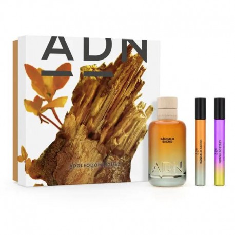 Adolfo Dominguez ADN Sándalo Sacro Estuche Edp100 ml spray + Edp 10 ml spray + ADN Neroli Ecstasy Edp 10 ml spray