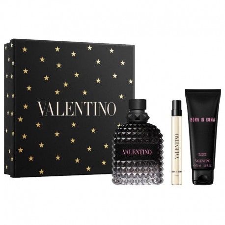 Valentino Born In Roma Uomo Estuche edt 100 ml spray + edt 15 ml spray + Shower Gel 75 ml 