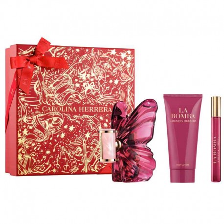 Carolina Herrera La Bomba Estuche edp 80 ml spray + edp 10 ml spray + Body Lotion 100 ml 