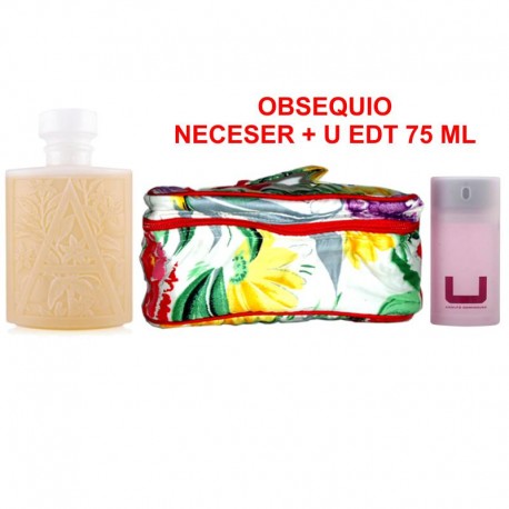 Adolfo Dominguez Azahar Shower Gel 500 ml + Obsequio U Woman edt spray 75 ml + Neceser 