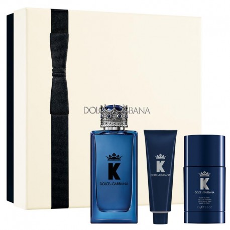 Dolce & Gabbana K Estuche eau de parfum 100 ml spray + Stick Deodorant 75 g + Shower Gel 50 ml
