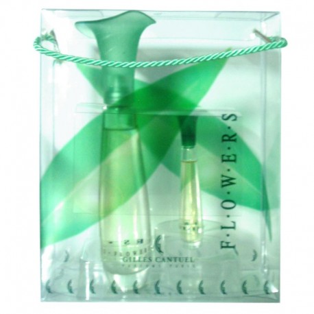 Flowers Gilles Cantuel Estuche edt 100 ml spray + miniatura edp 10 ml